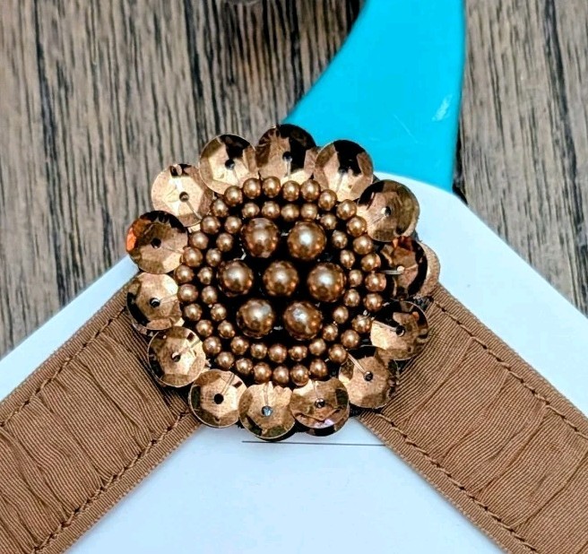 Lindsay Phillips SwitchFlops Large 9,10,11 Interchangeable Straps.Brown Cherish