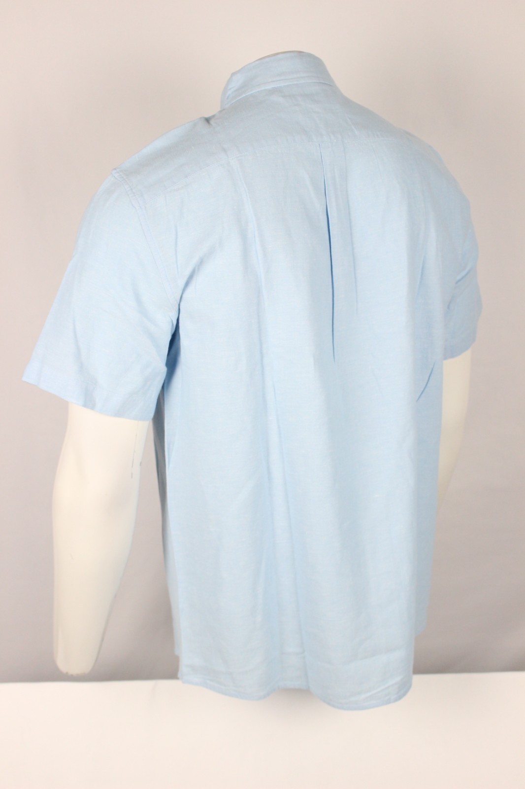 Vineyard Vines Men’s Classic Fit Cotton Linen Whale Shirt Short Sleeve Jake Blue