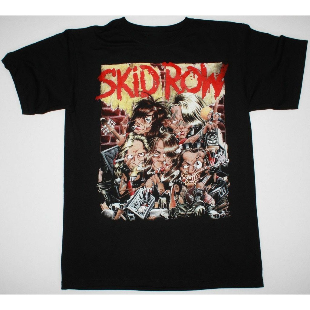 Skid Row Music Style Tee Unisex Casual Shirt HOT NEW