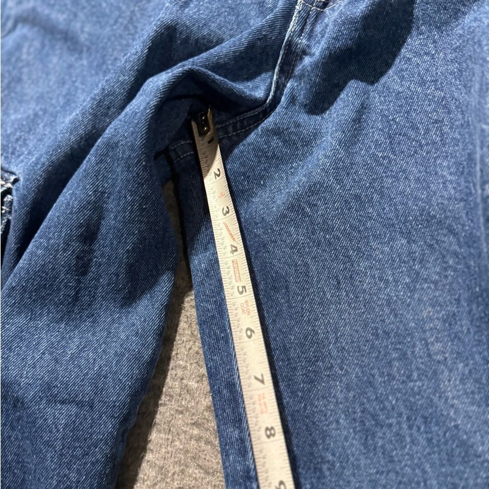 First Down Vtg Cargo Jeans mens 38×32 blue heavy utility baggy Y2K hiphop wide