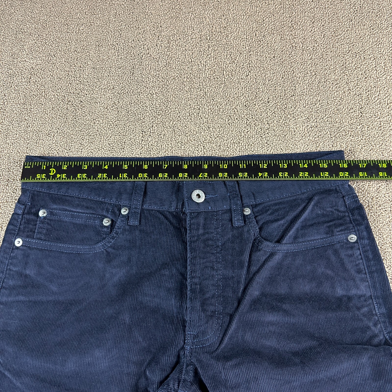 J.Crew Men’s 484 Slim Fit Corduroy Pants Blue Size 31X32 *Read* NWT MSRP $98