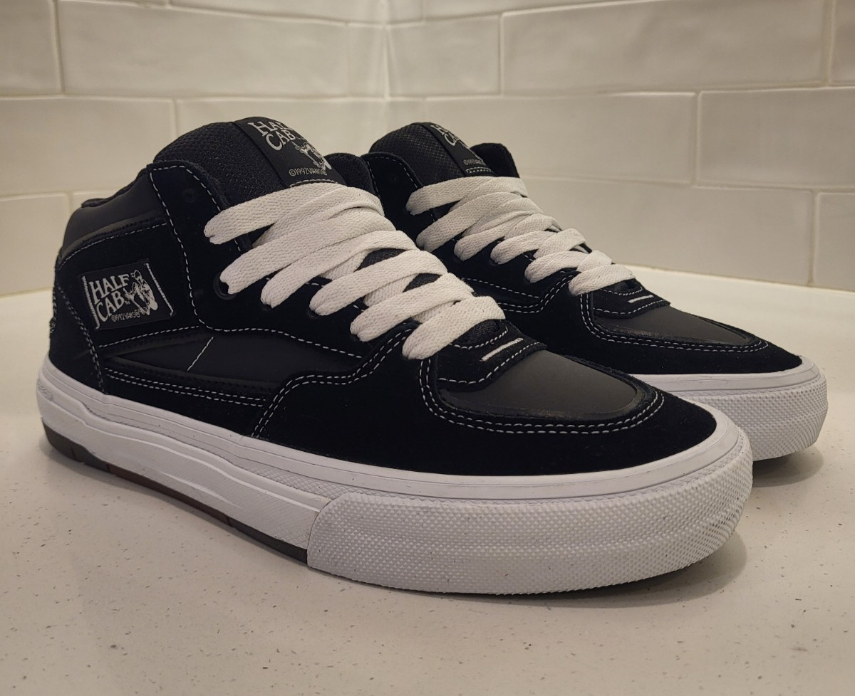 Vans Skateboarding Skate Half Cab Wafflecup Black White Men’s size 9 Half Cab
