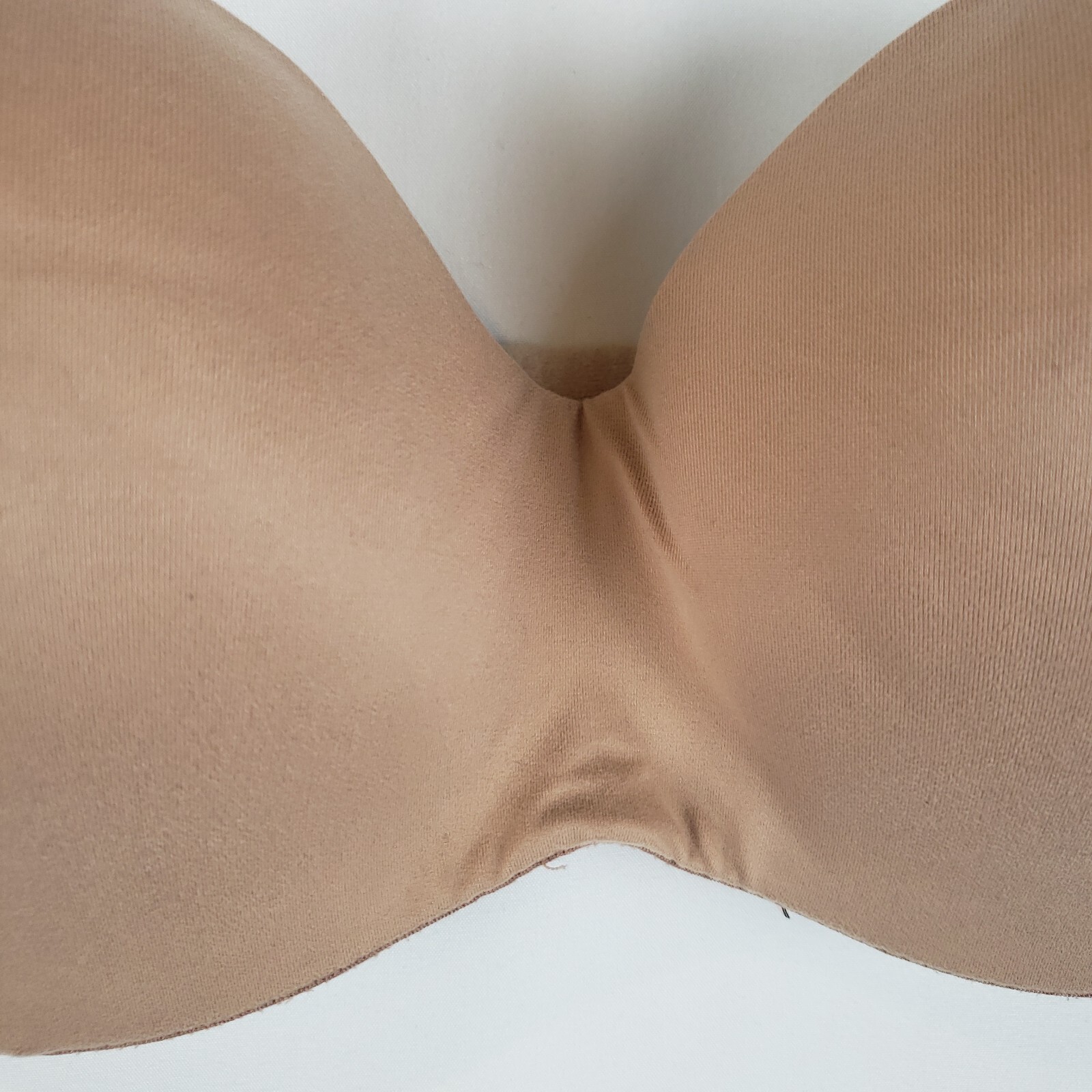 Victorias Secret Body Bra Lined Strapless 34C Beige Multiway Straps Included
