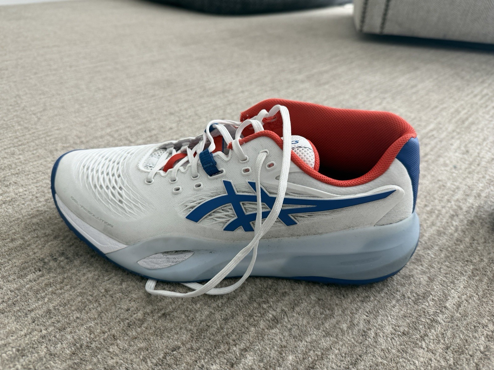 ASICS Gel Resolution X White/Imperial Size 11 Used
