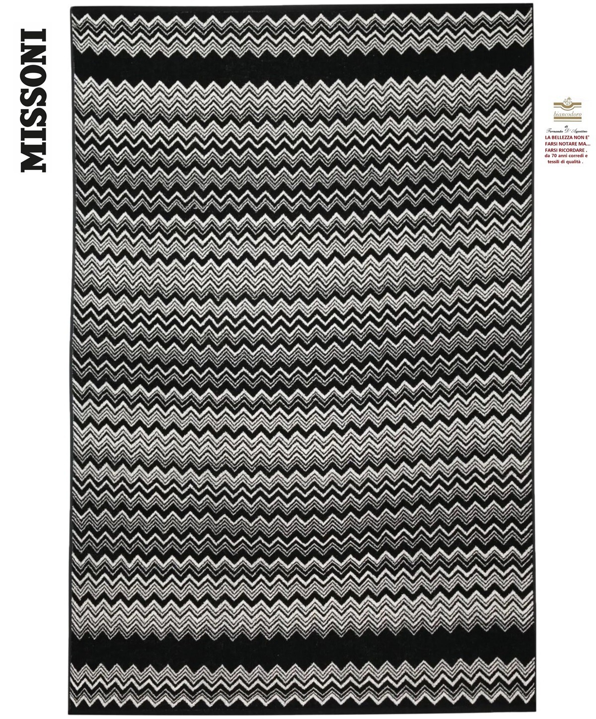 MISSONI unisex sponge cloth; sea pool sauna bath etc. cm. 150 x 100