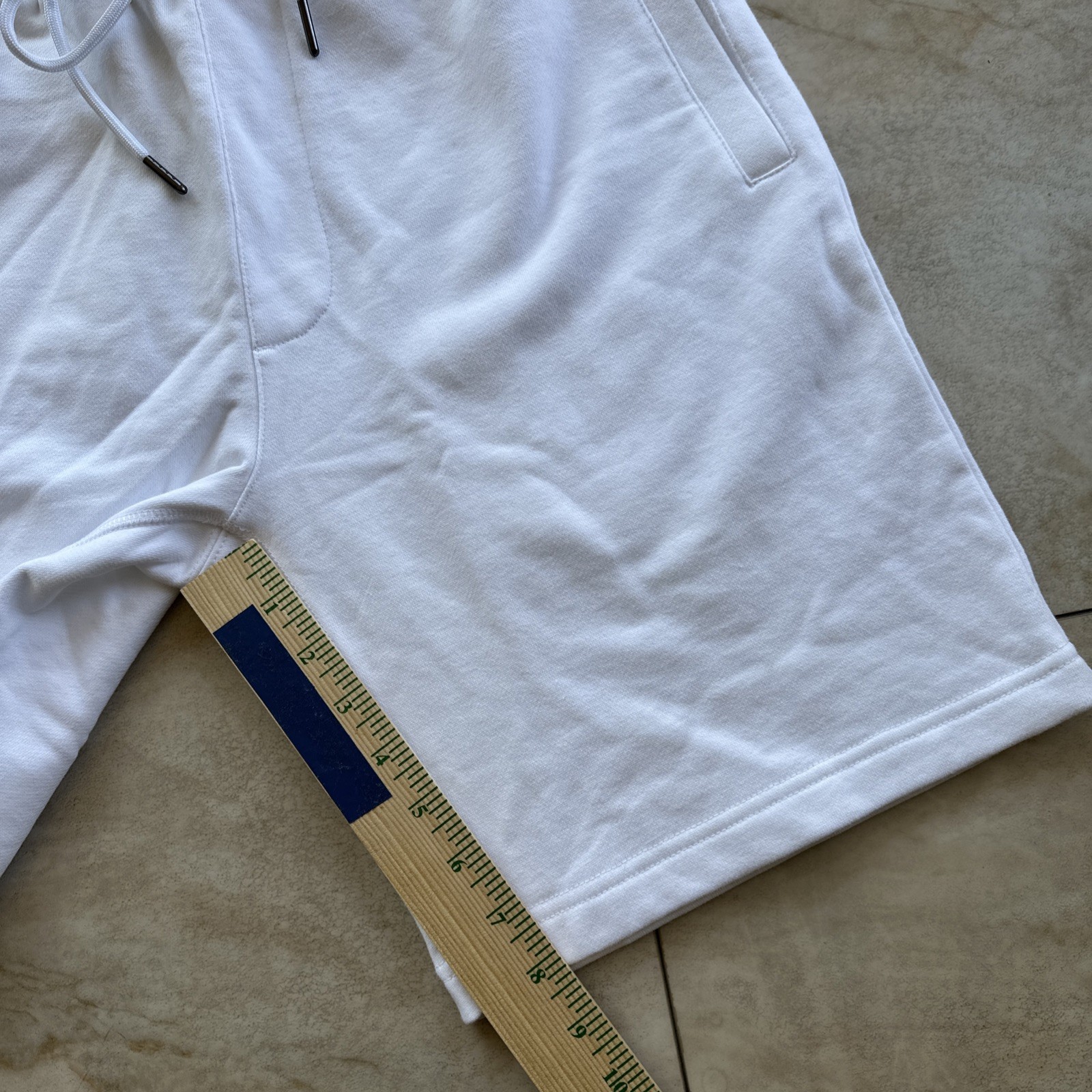 Avirex White /Blanc 100% Cotton Size Small Embroidered Shorts MSRP:$168/-New