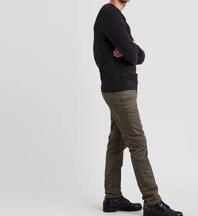 Levis Mens 511 Slim Stretch Jeans Size 30,31,32,34,36,38 Olive Khaki 045112273