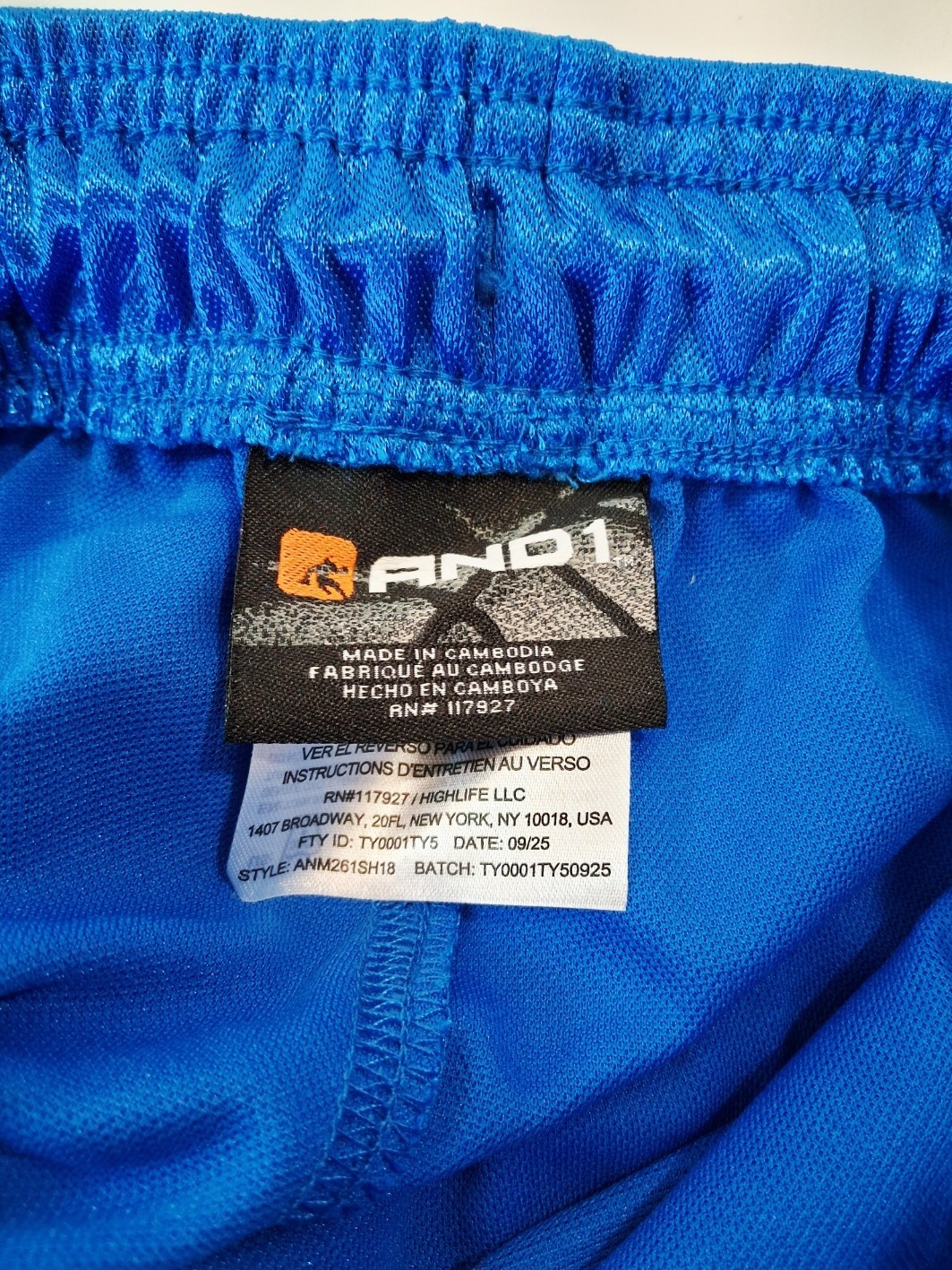 And1 Mens Basketball Gym Workout Shorts Black Orange Blue SIZE M L XL 2XL 3XL