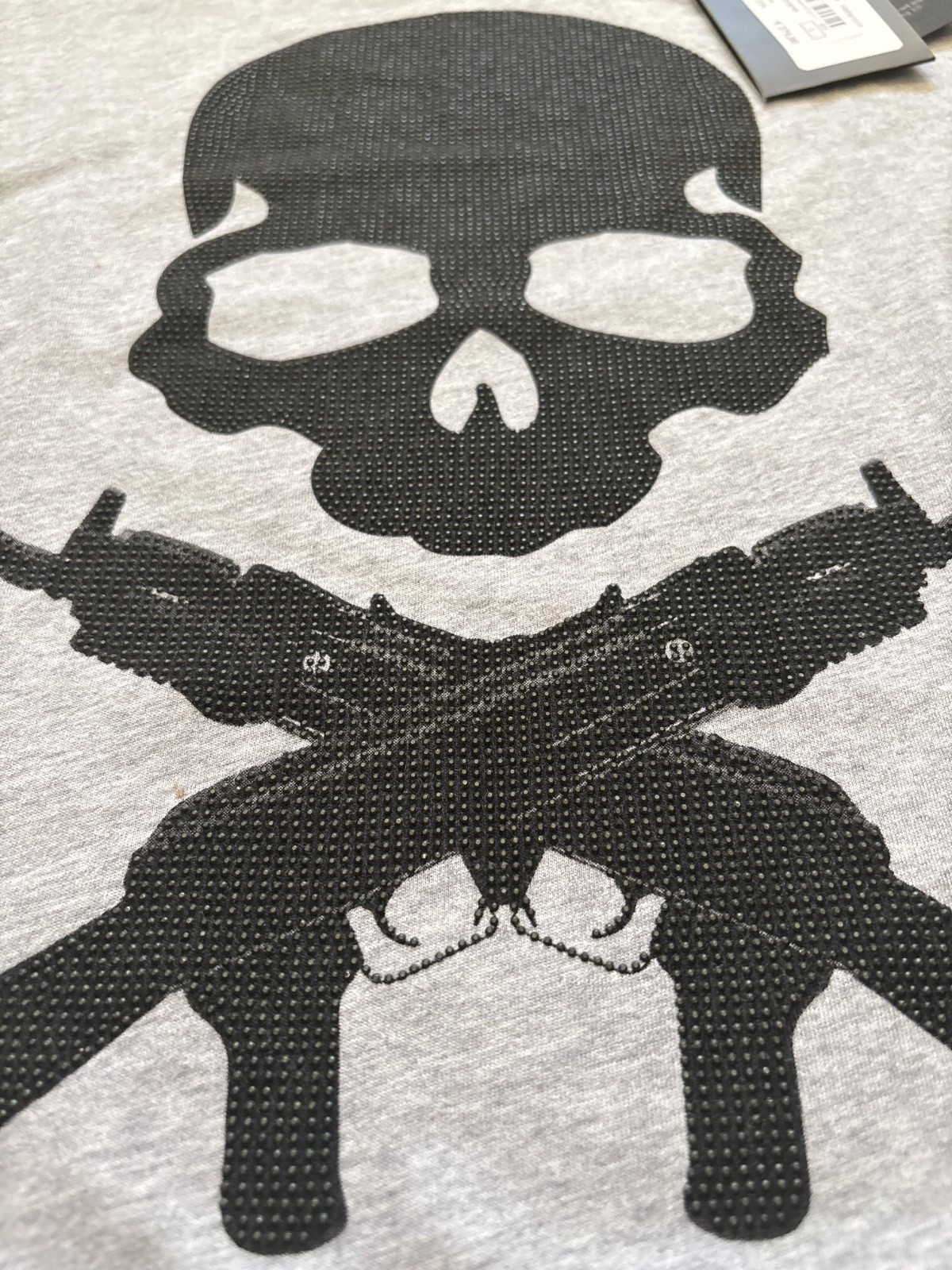 $435 Authentic Philipp Plein Son Of A Gun Limited Ed.Mens Crew Neck T-shirt US L