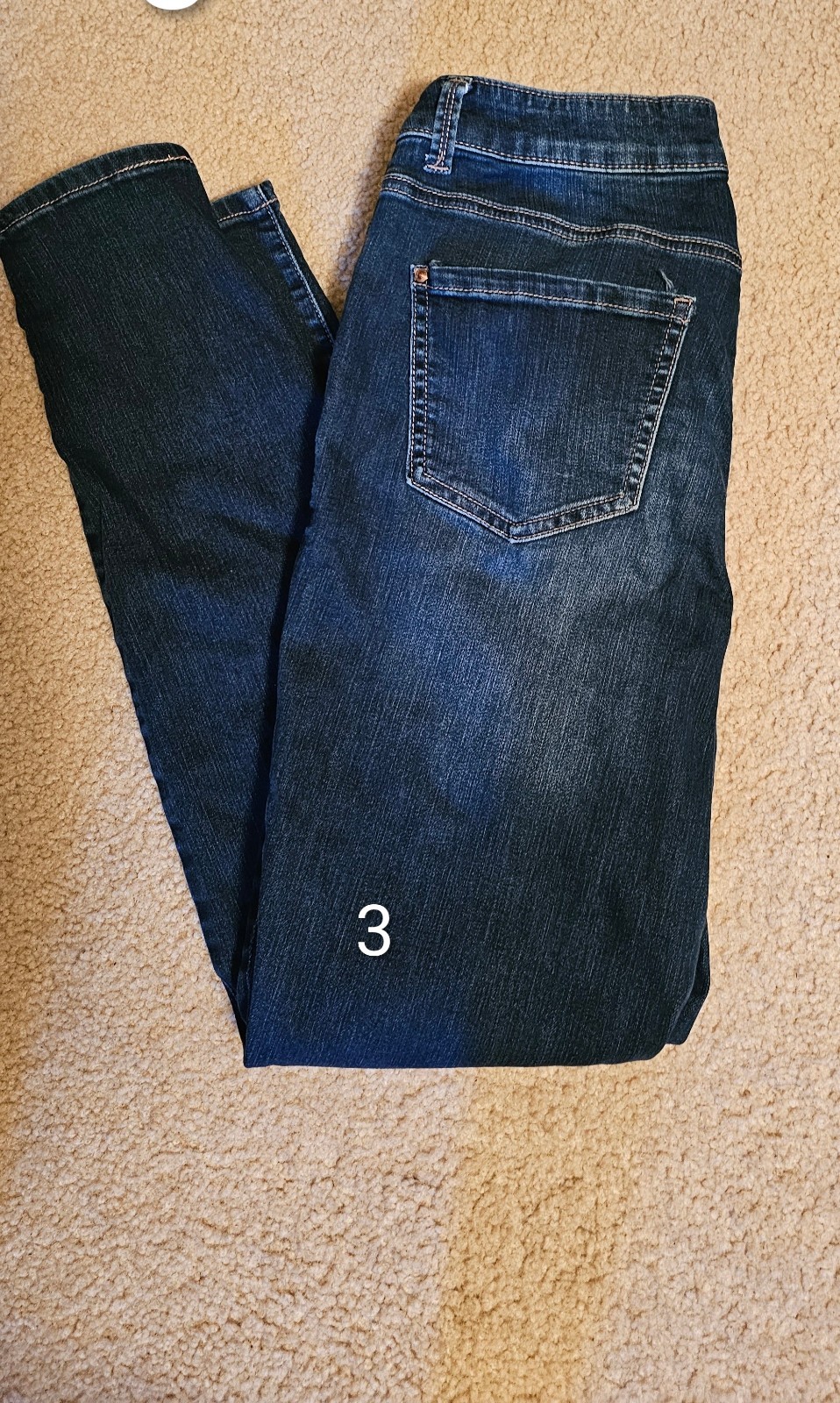 Maurices Everflex High Rise Skinny Jeans Dark Wash Women’s Size 12 Reg