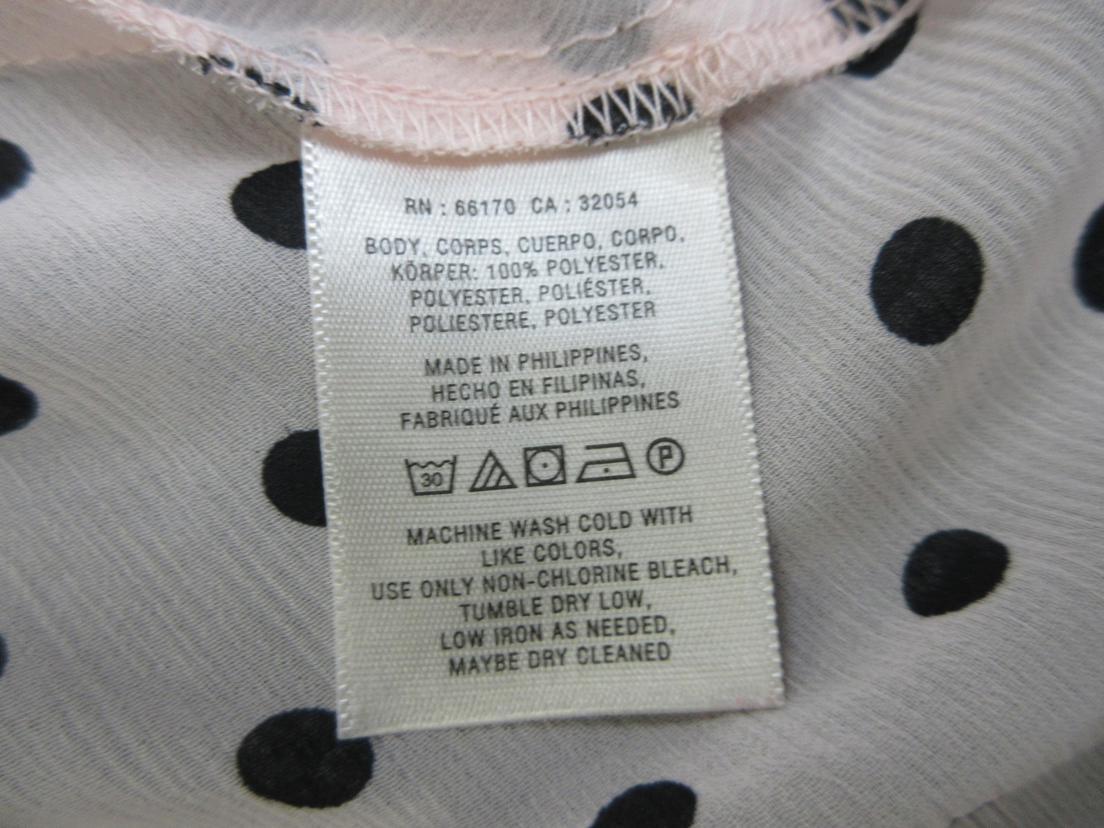 Vanessa Virginia Top Womens Medium Floral Polka Dot Handkerchief Hem Sleeveless