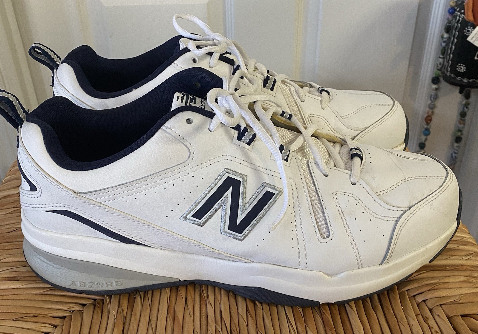 New Balance 608 Men’s White Sneakers 13