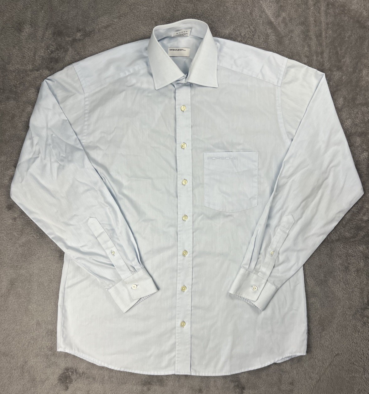 Porsche Design Driver’s Selection Men’s L Long Sleeve Button Up Dress Shirt