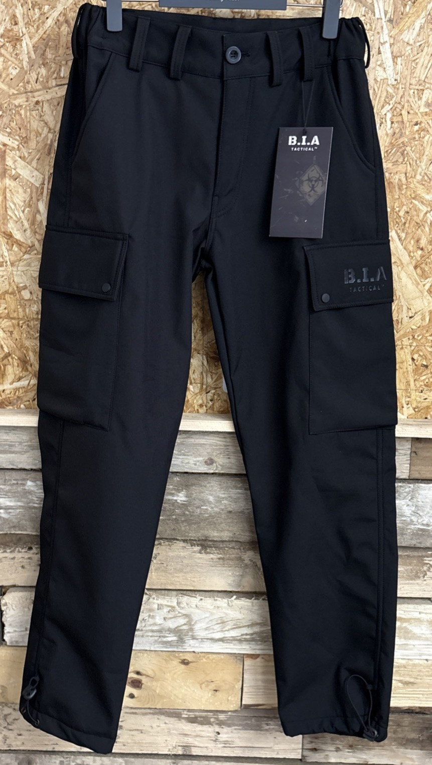 B.I.A Tactical Men’s Black / Brown Fleece lined Combat Pants 30,32,36,38,40,42