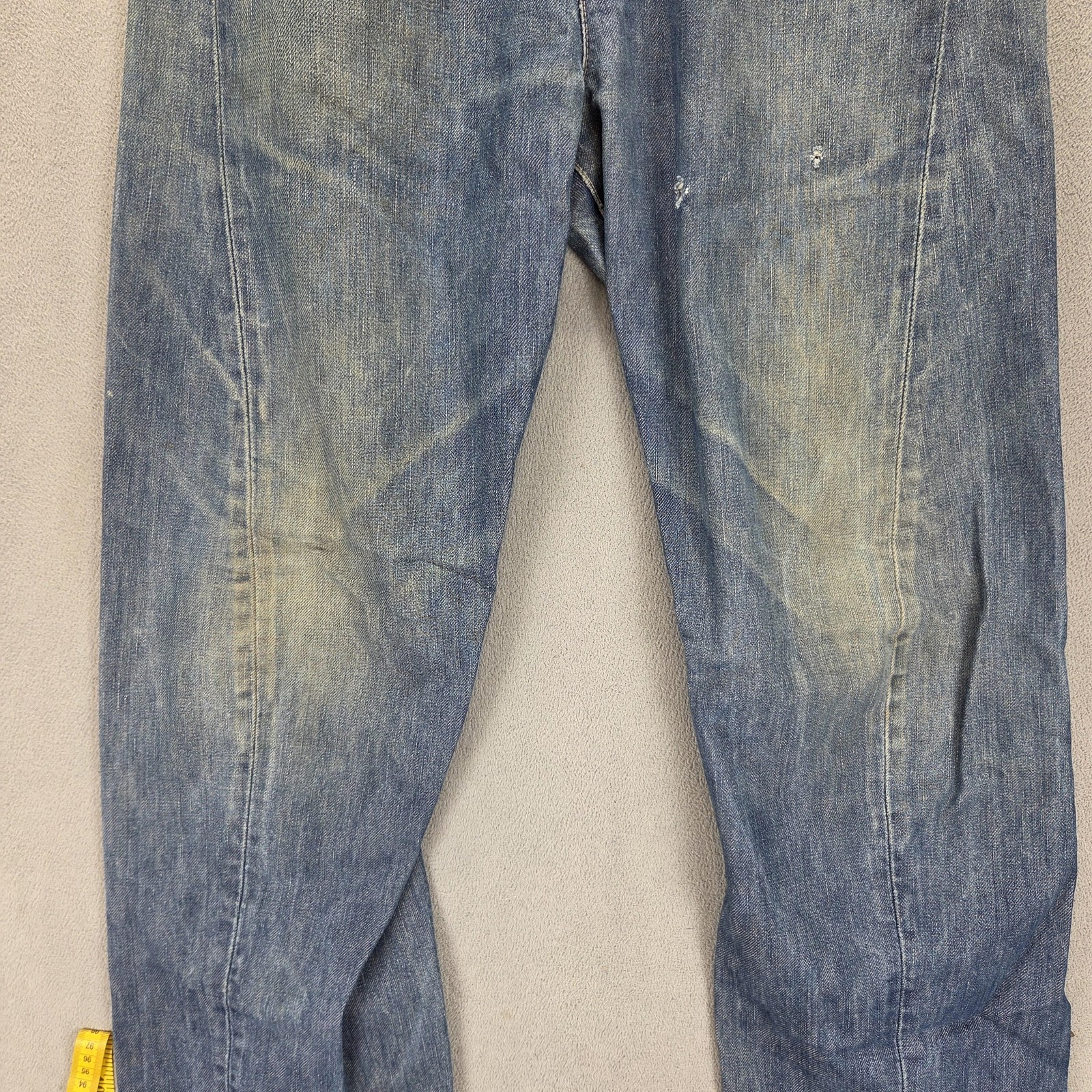 Vintage Levis Engineered Jeans Mens 32×32 Blue Twisted Button Fly Medium Wash