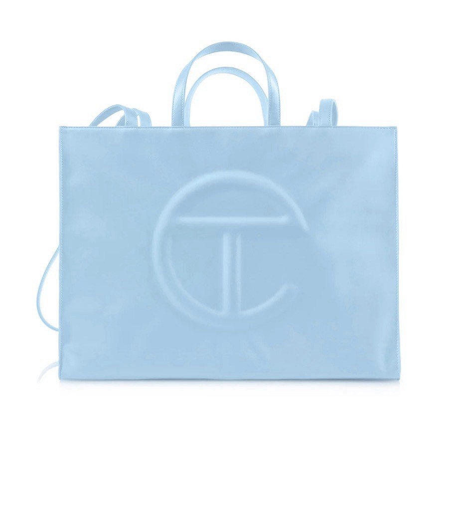 Telfar Large Pool Blue Shopping Bag *BRAND NEW WITH TAGS*