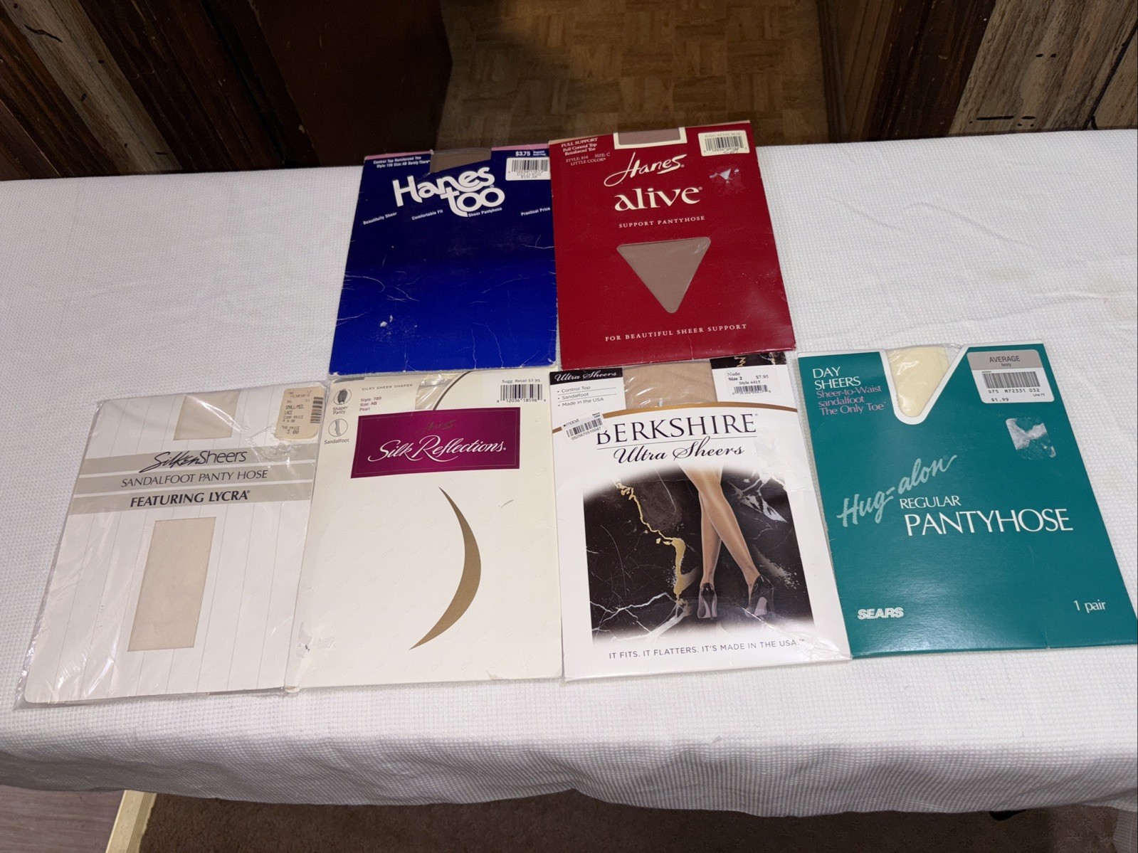 Lot Of Vintage Pantyhose From 1993-2009 Varies In Sizes & Color