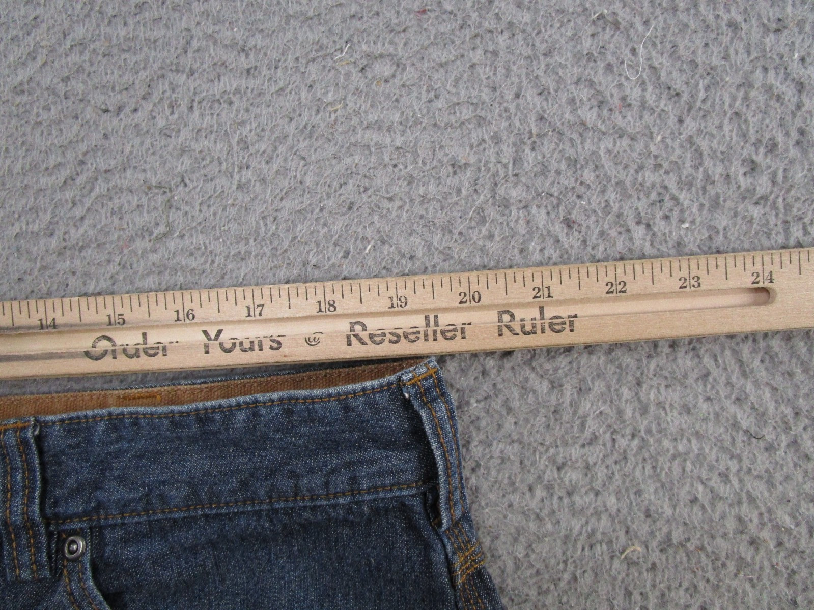 Duluth Trading Co. Ballroom Jeans 40×32 Regular Fit Straight Cotton Denim 64012