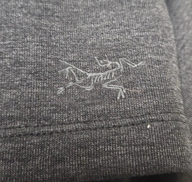 Arc’teryx Nyara Wrap Sweater Womens M Gray Open Front Cardigan Cape Jacket