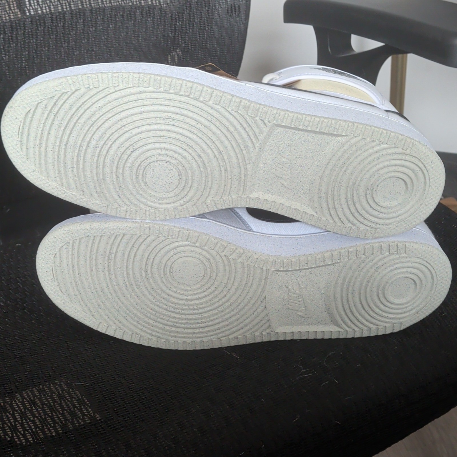 Jordan 1 AJKO Mid Sneakers White Gray Black