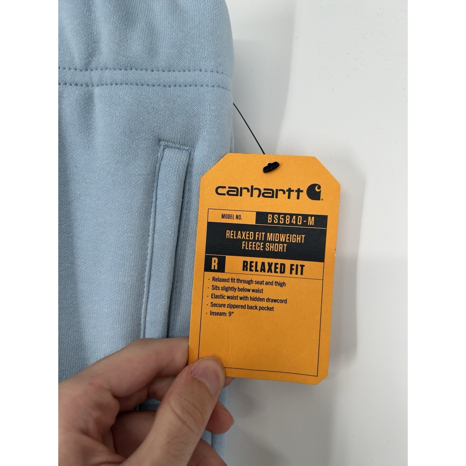 Carhartt Relaxed Fit Midweight Fleece Shorts Sweat 9″ Inch Inseam BS5840-M Large