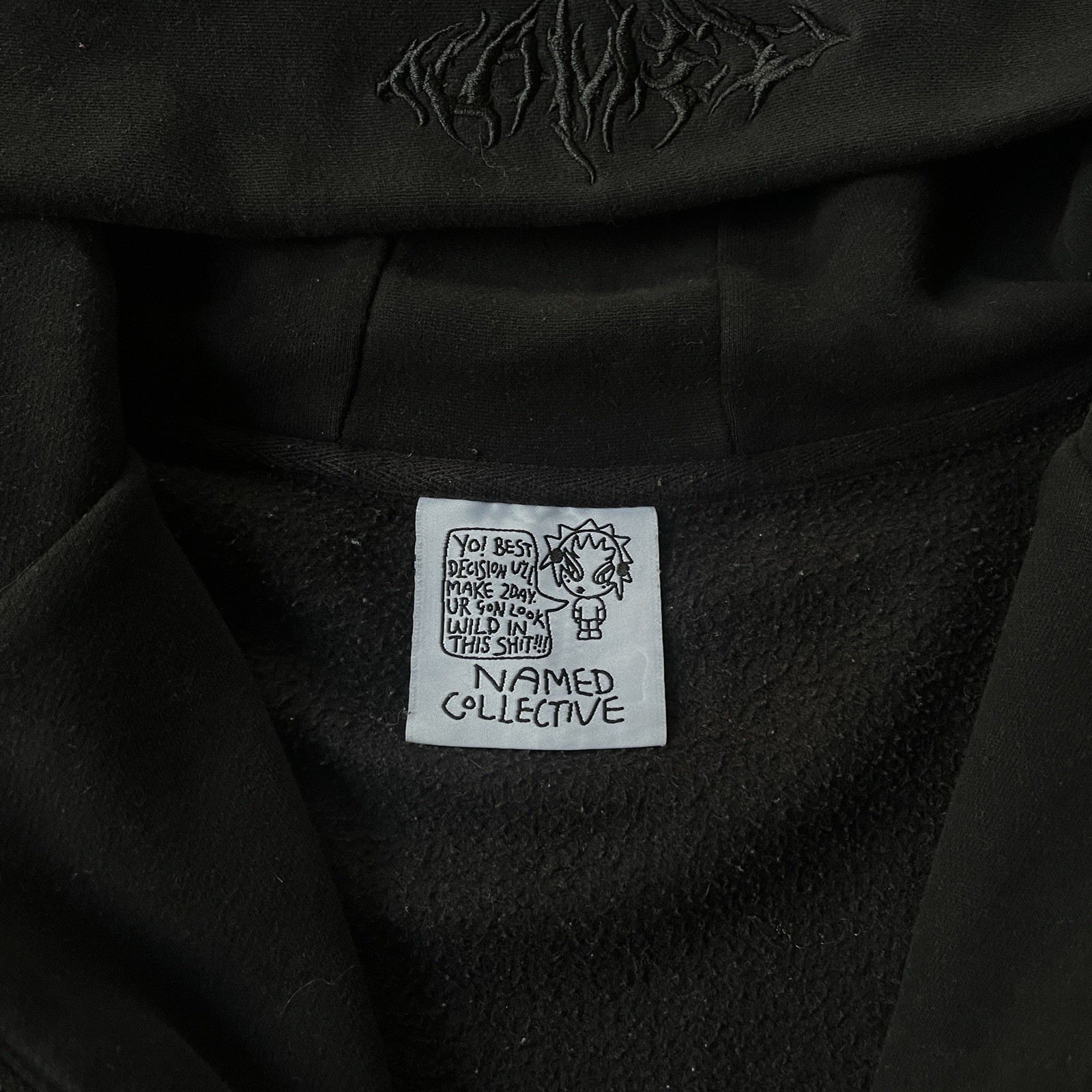 Named Collective Rhinestone Sweatpants Jacket Zip Up Logo Set Sz L/XL