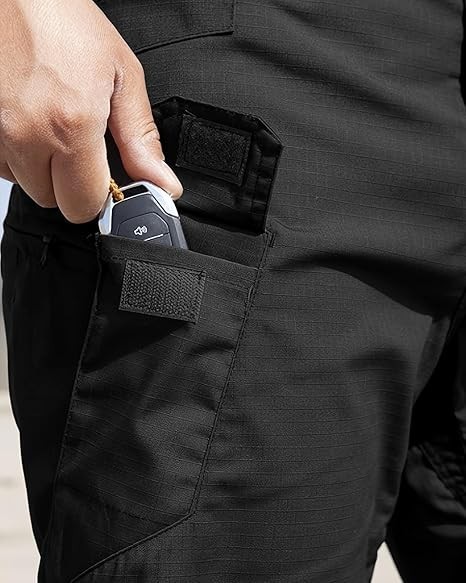 Mens Summer Tactical Shorts Cargo Outdoor Waterproof Hiking Fishing Track Short