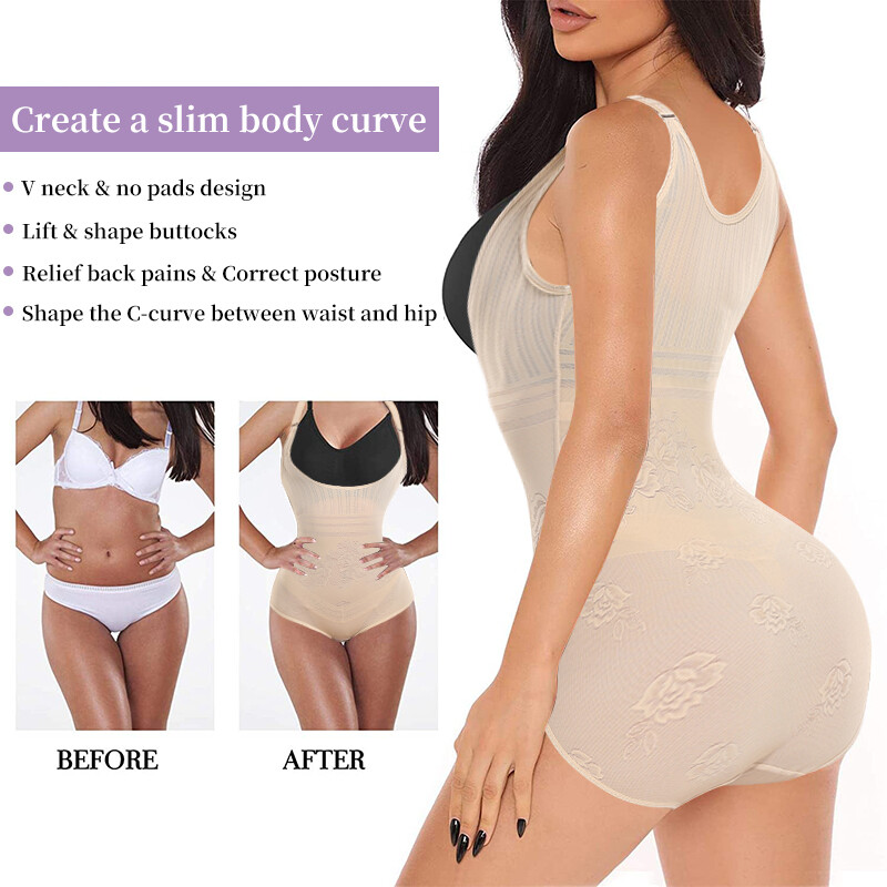 Fajas Colombianas Body Shaper Reductoras Levanta Cola Post Surgery Body Shaper G