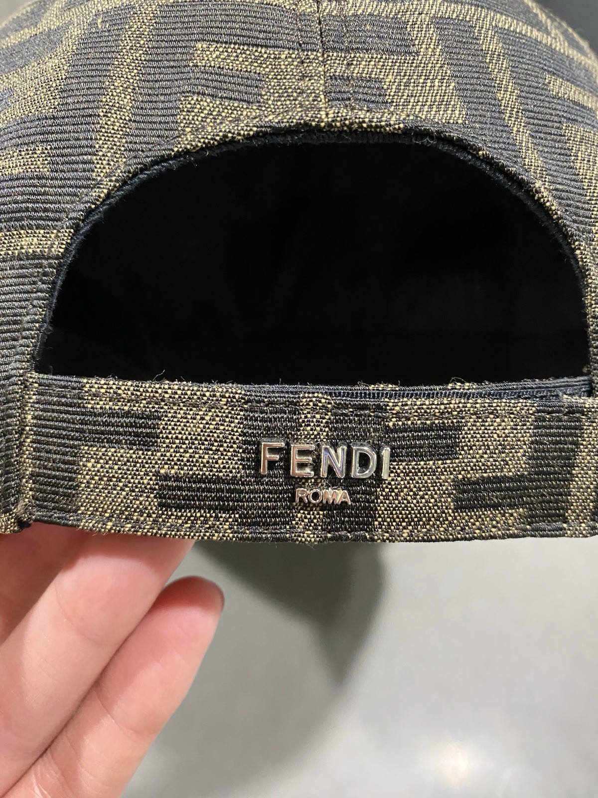 Fendi FF Jacquard Baseball Cap! Original Receipt!