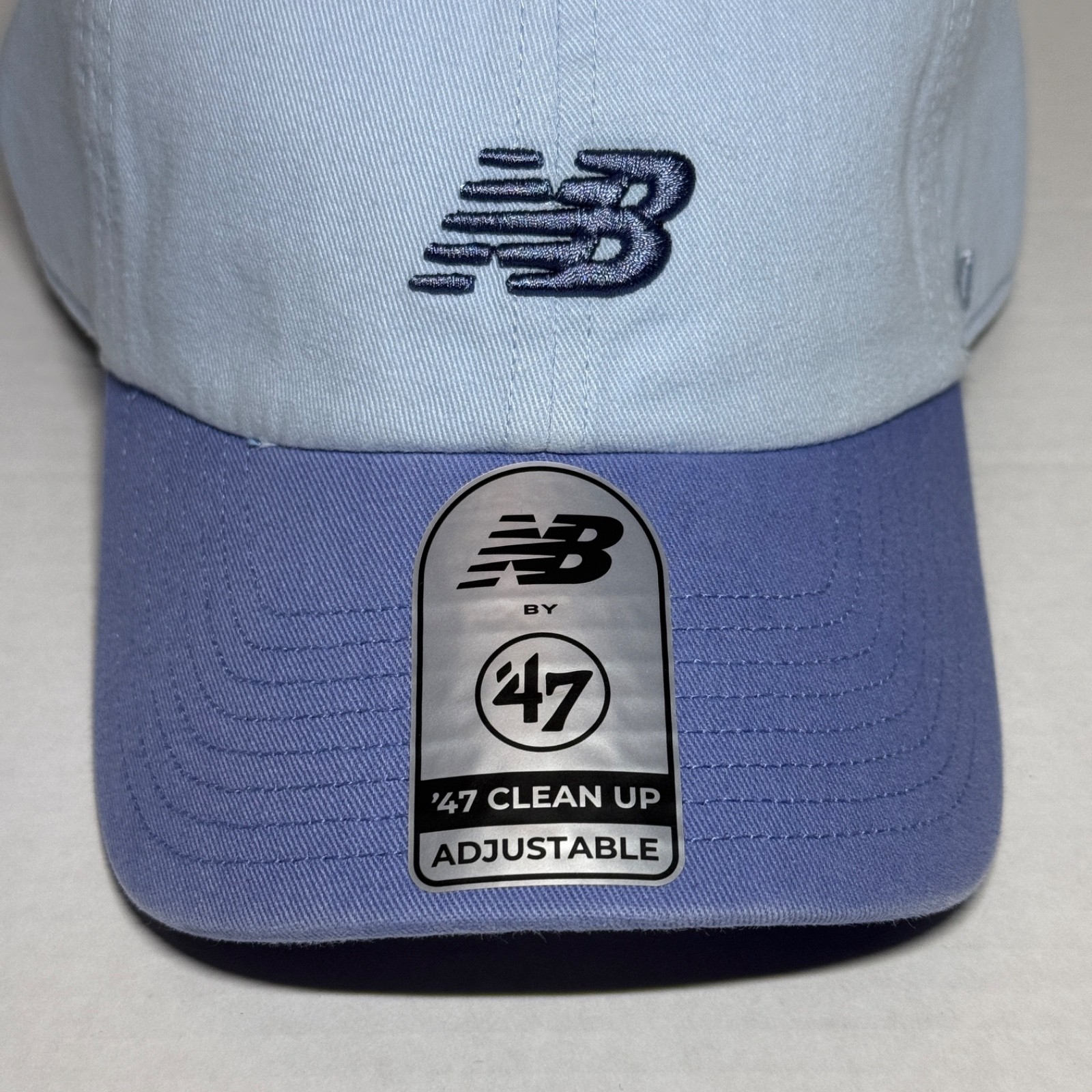 47 Brand x New Balance Collab Clean Up Adjustable Hat Oxford Sky Blue Cap