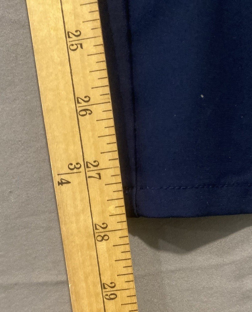 Greg Norman Men’s Pants 38×29 Blue Stretch Performance Golf Vacation Casual