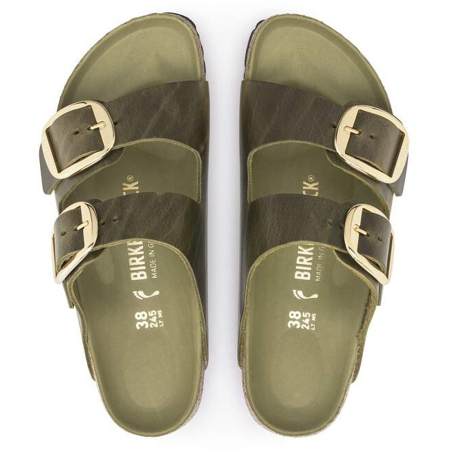NWT Birkenstock Arizona Big Buckle Oiled Leather Unisex Adults All Size EU