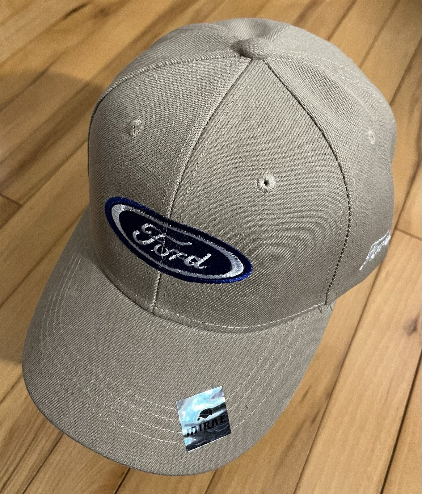Auto-Car Khaki Ford Symbol Baseball Cap. ***A hat worth more than its price.