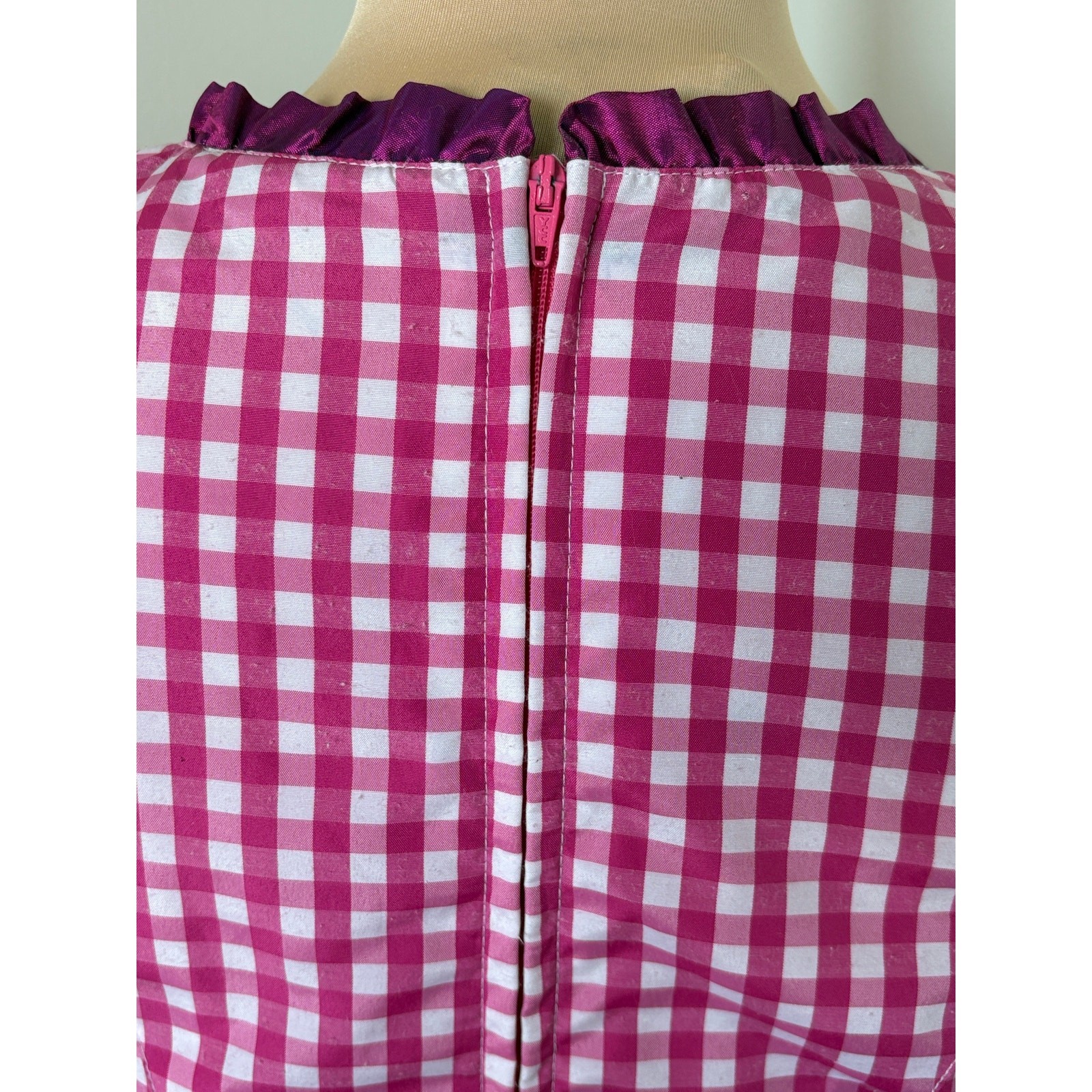 Bavarian Trachten Dirndl Sz EU40 Oktoberfest Milkmaid Coquette Gingham Corset