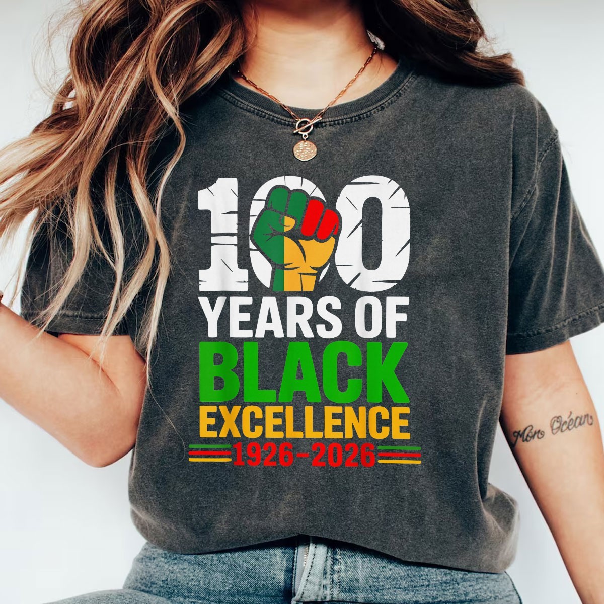 100 Years of Black Excellence Shirt – BHM Centennial Celebration Tee Gift Ideas