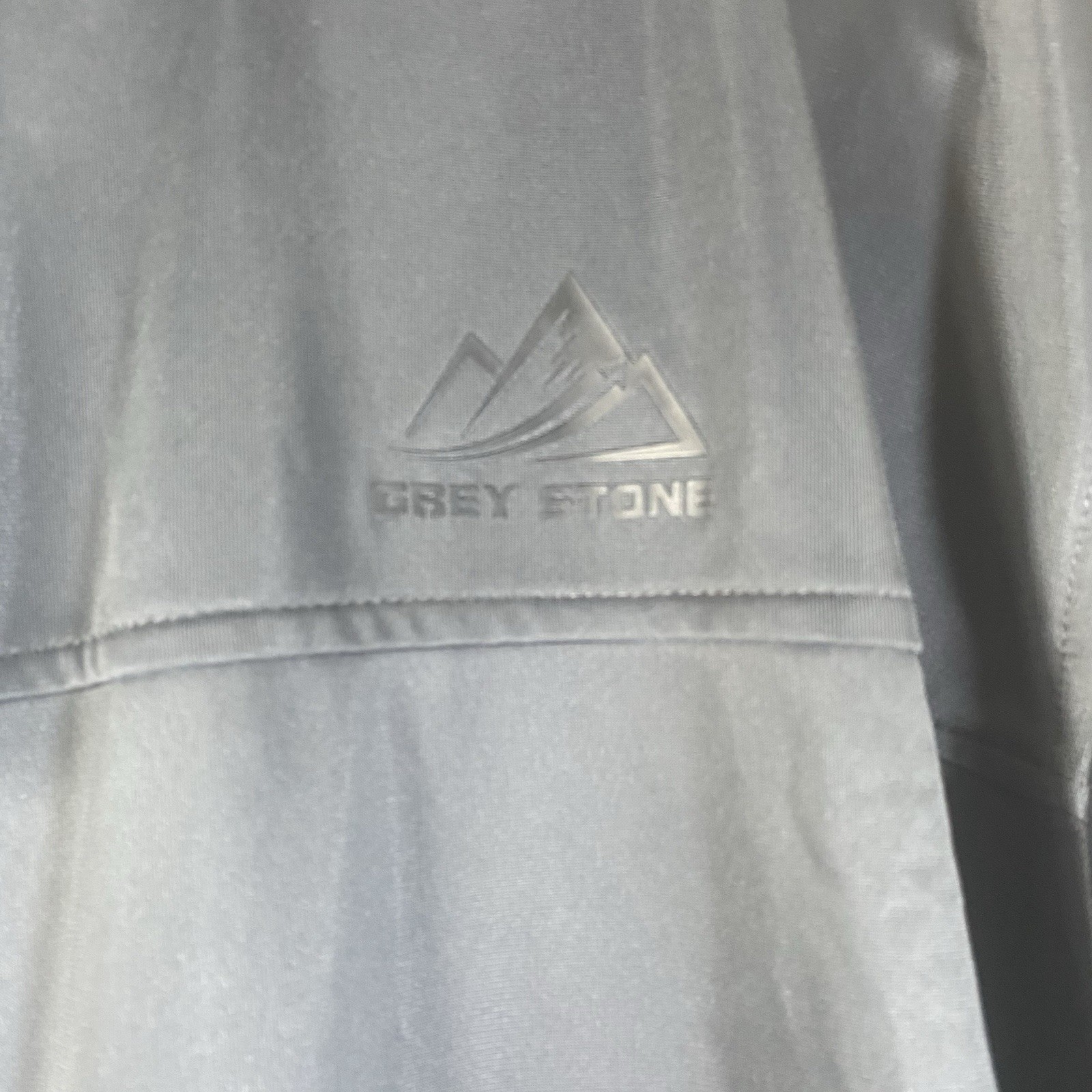 Greystone Big and Tall Track Jacket Mens 6XL Gray Full ZIp