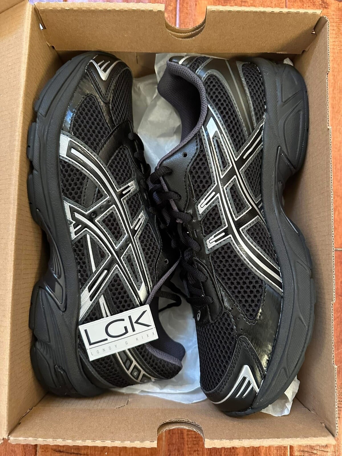 ASICS Gel-1130 Black Pure Silver 1201A906-001 Men’s Size 8-14 IN HAND FAST SHIP!