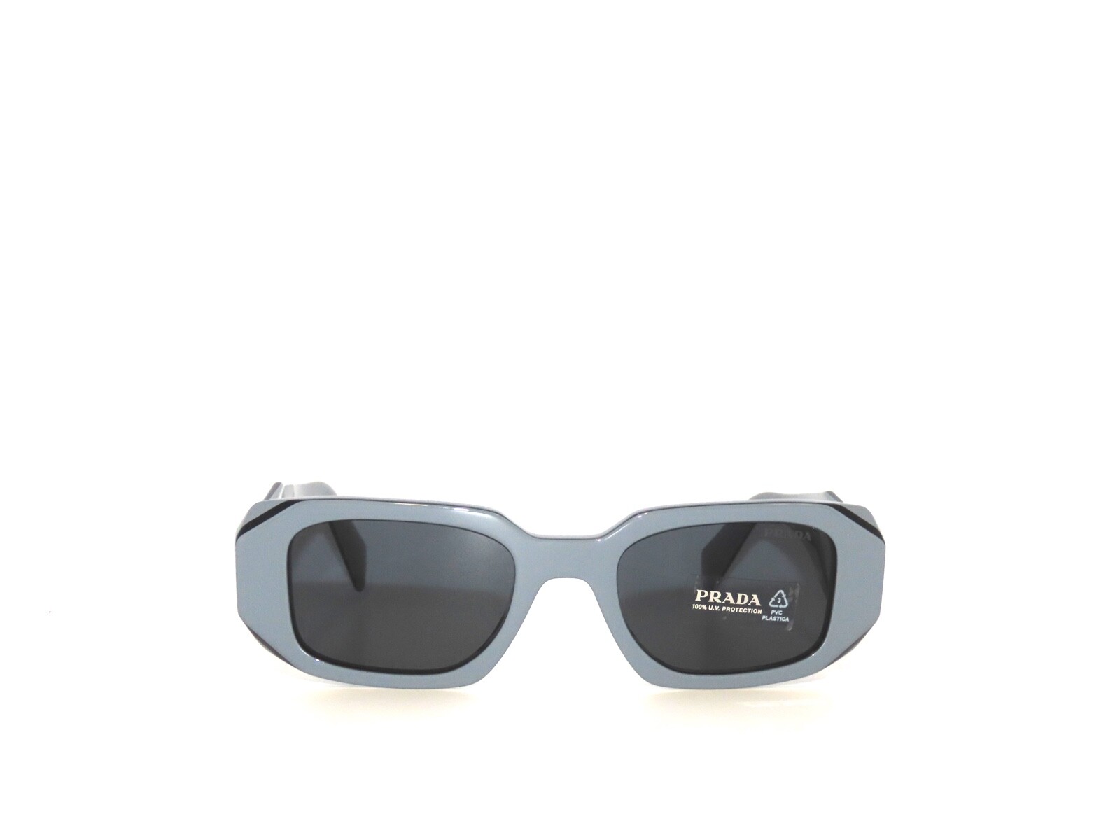 Prada SPR17WS 17 11N09T Marble Black Dark Gray Sunglasses 17W