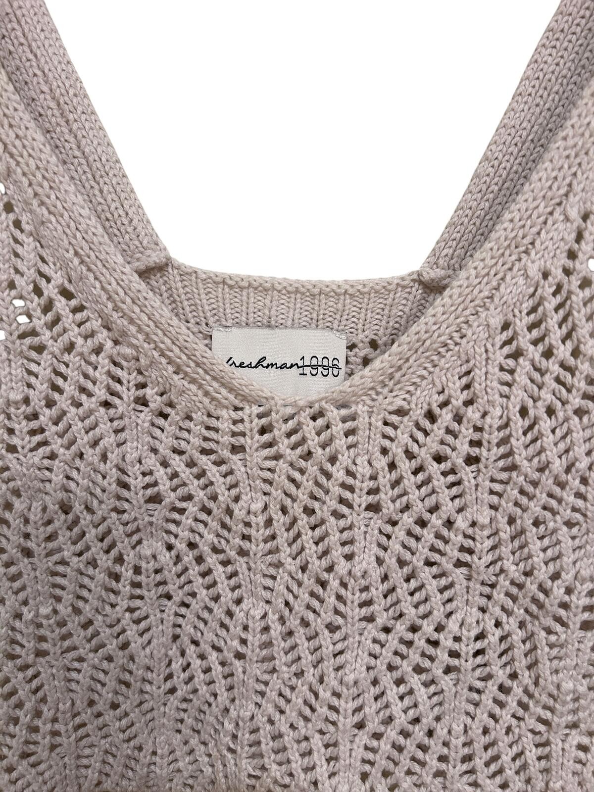Freshman 1996 Size Small Crochet Boho Crop Top
