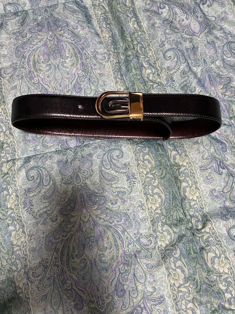 GUCCI Black Leather Belt Women’s Size 78 cm / 30.7 inches Authentic Pre-owned