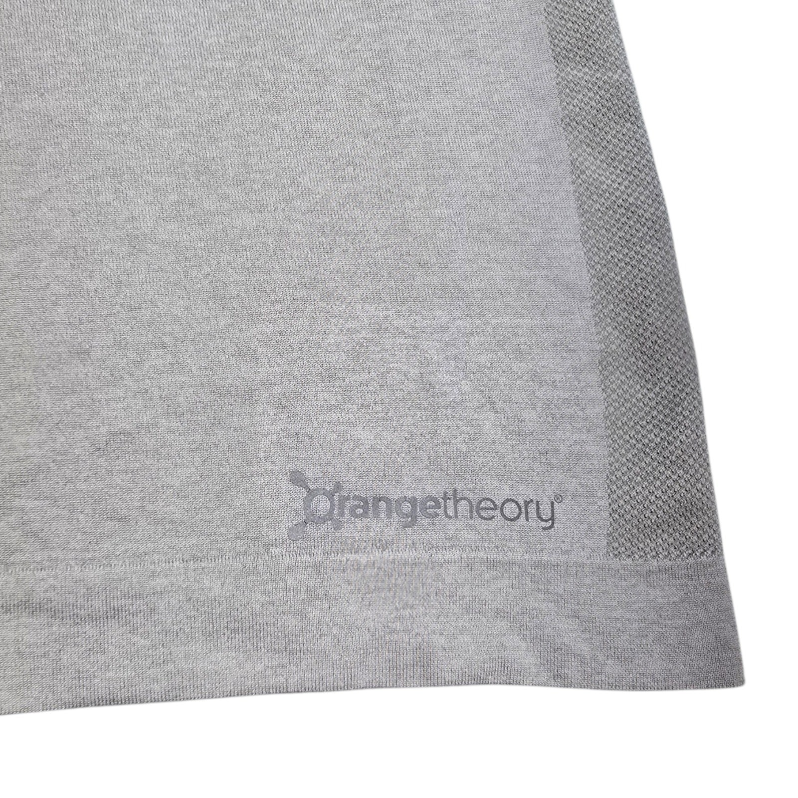 Orangetheory Shirt Mens Large Gray Performance Seamless Training Workout Gym