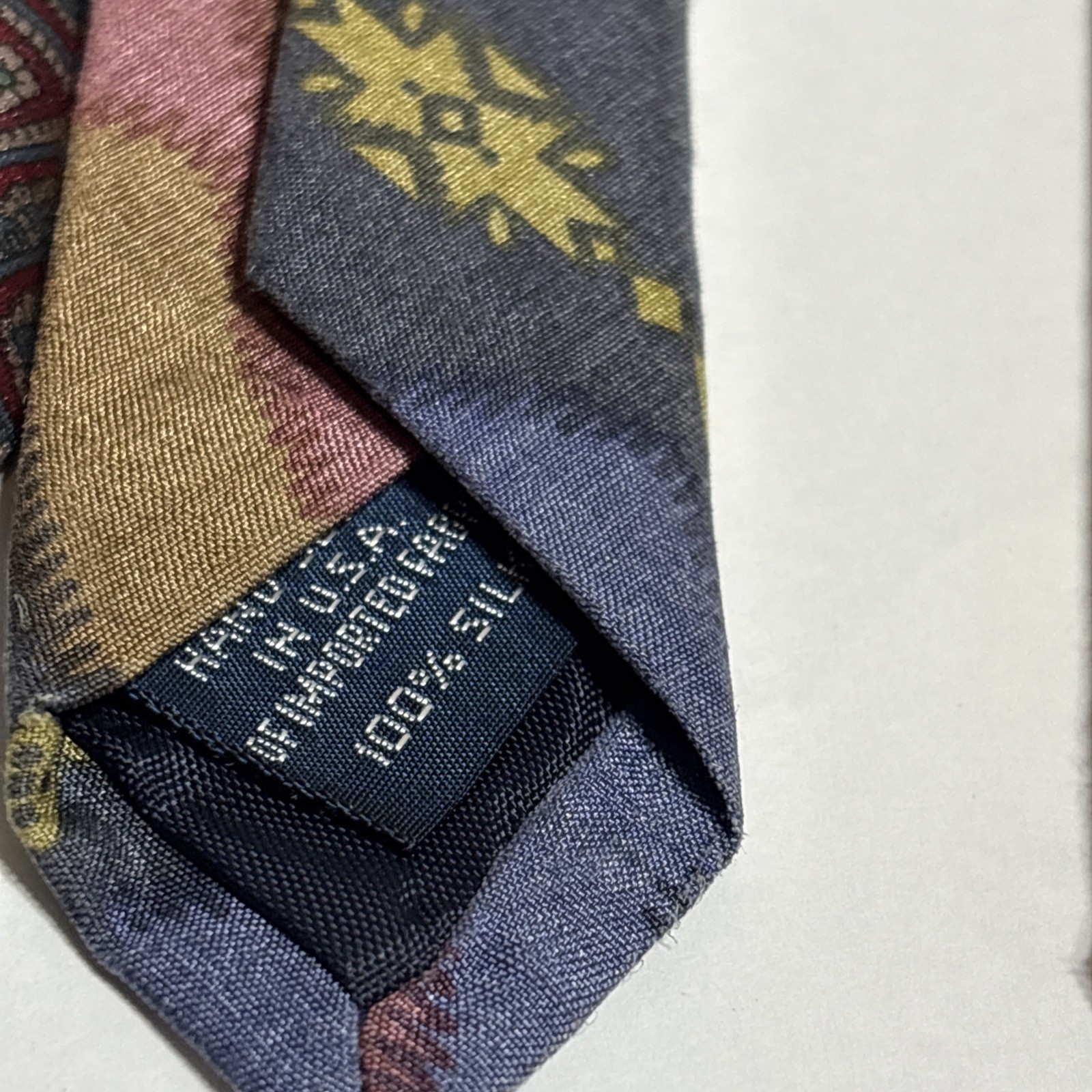 Set Of 4 Made in USA! Lands’ End, All Silk Men’s Ties Lot of 4 Different Colors