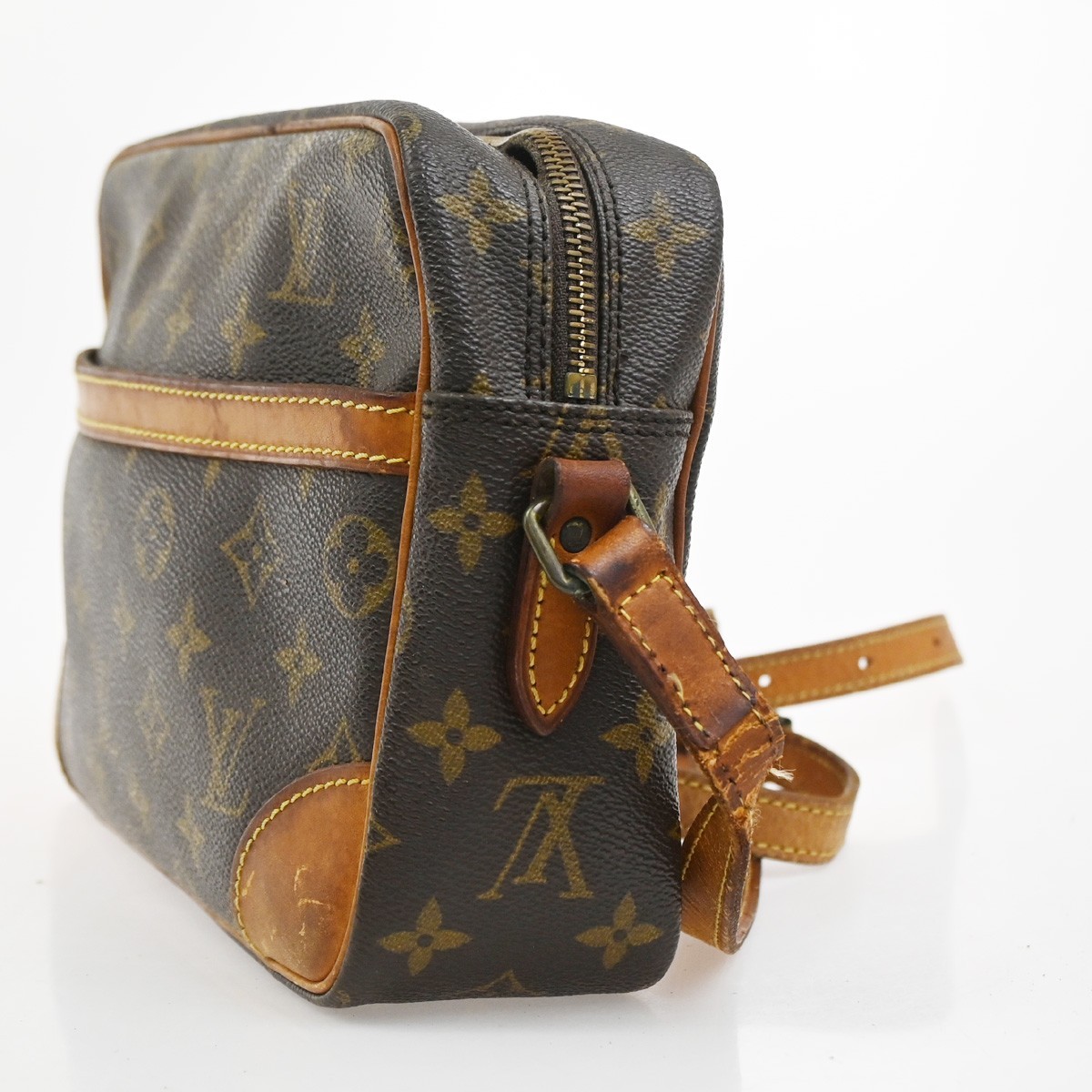 LOUIS VUITTON Trocadero 27 Shoulder Bag Monogram Leather Brown M51274 05YH982