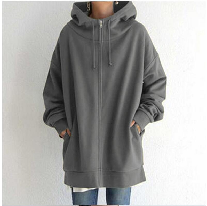 ON SALE! Oversized Jacket Sweatshirt Warm Fleece Jumper Sweater Coat Hoodie Tops
