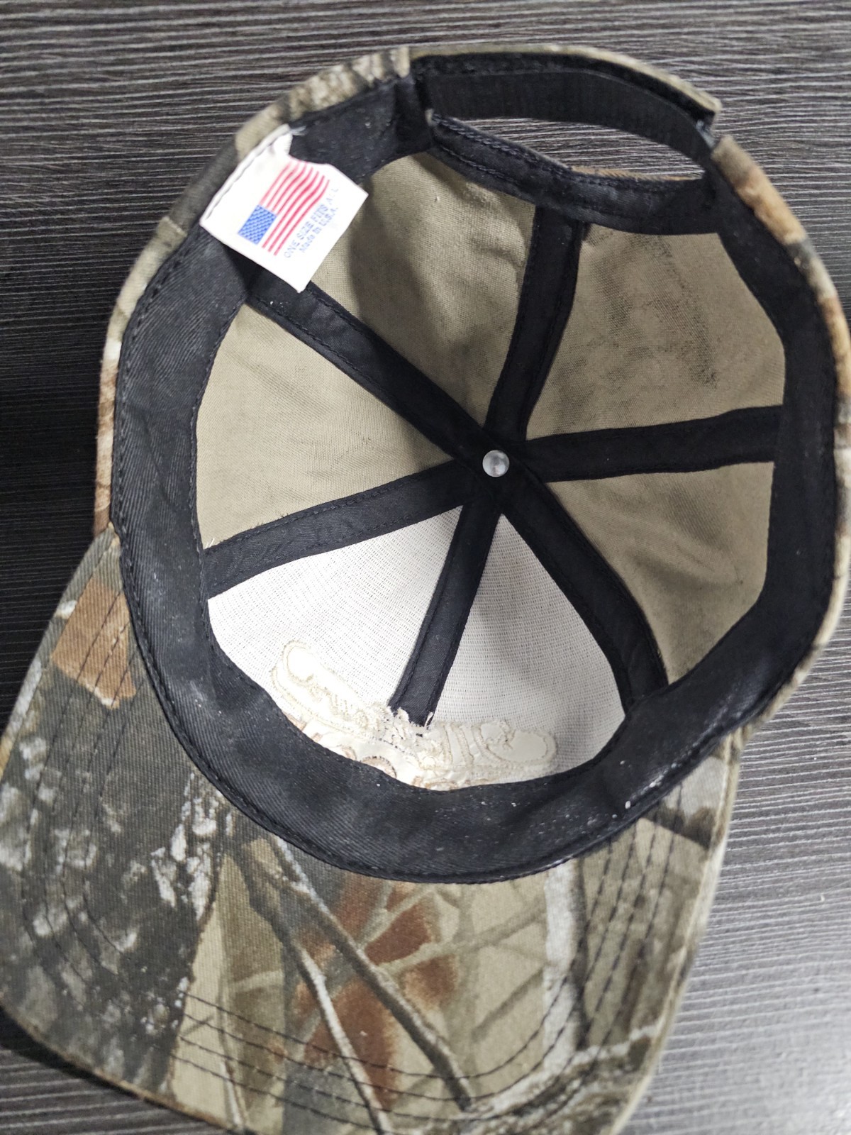 Mathews Solocam USA Camo Hunting Deer Turkey Pheasant Velcro Adjustable Hat Cap
