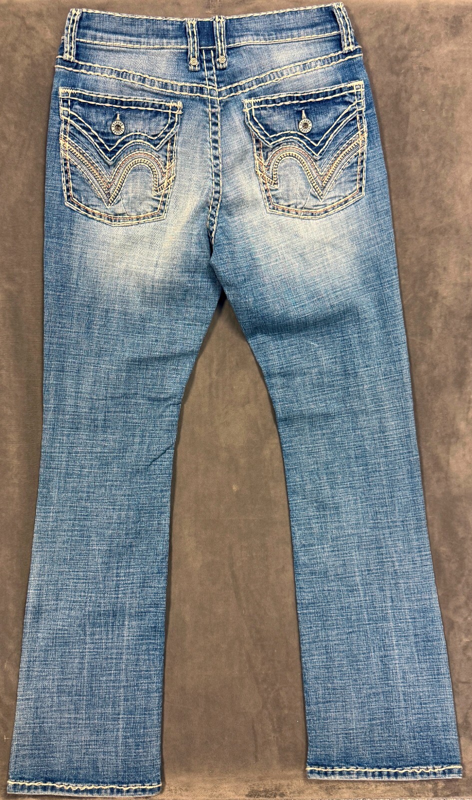 250503 NEW BUCKLE ACE HIGH JACK BOOT STRETCH JEANS IN BRIDGE SZ 32×32