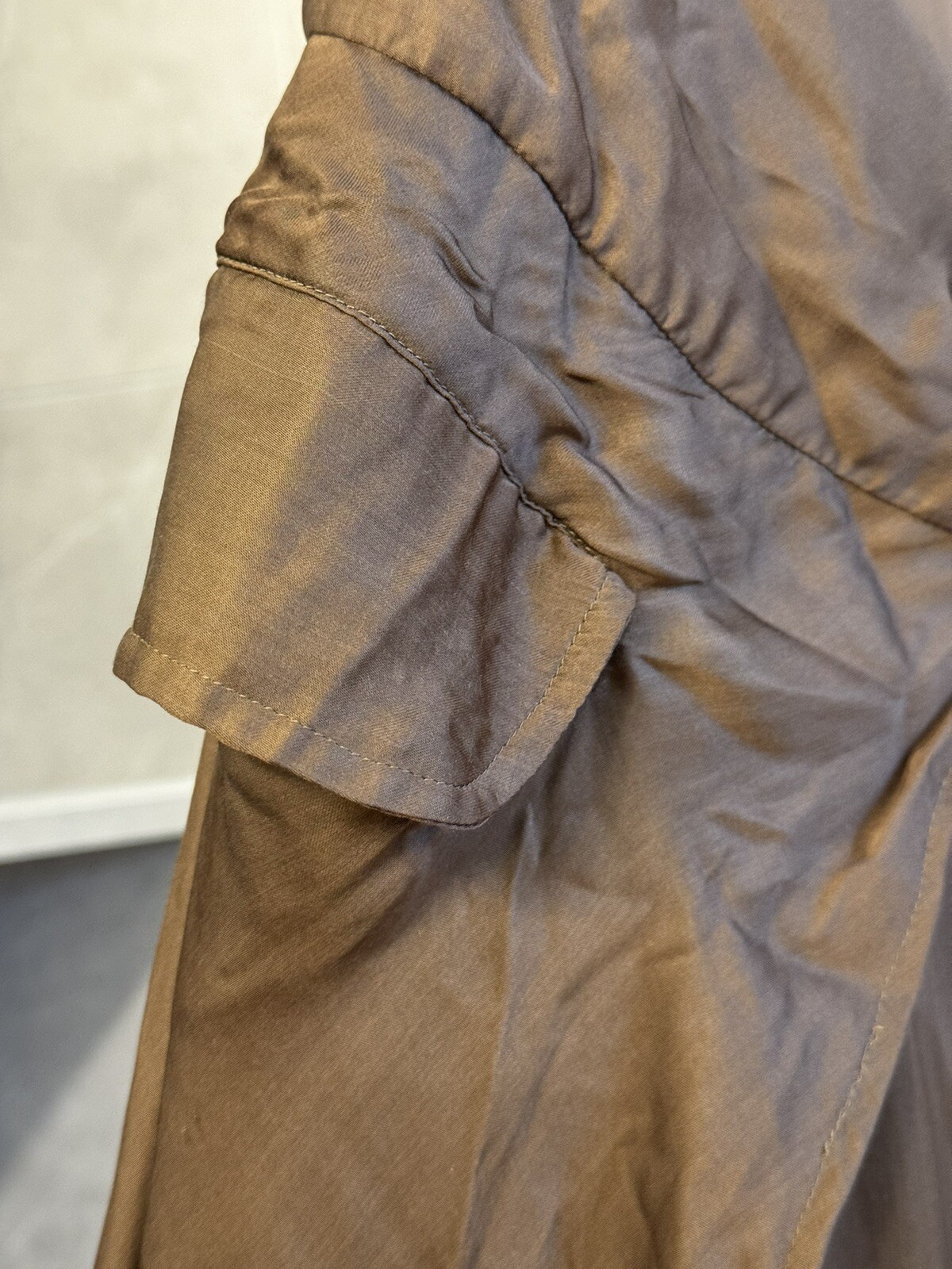 NWT $415 SoHo Designer Nicholas K Free People Mocha Satin Micah Pants Large L
