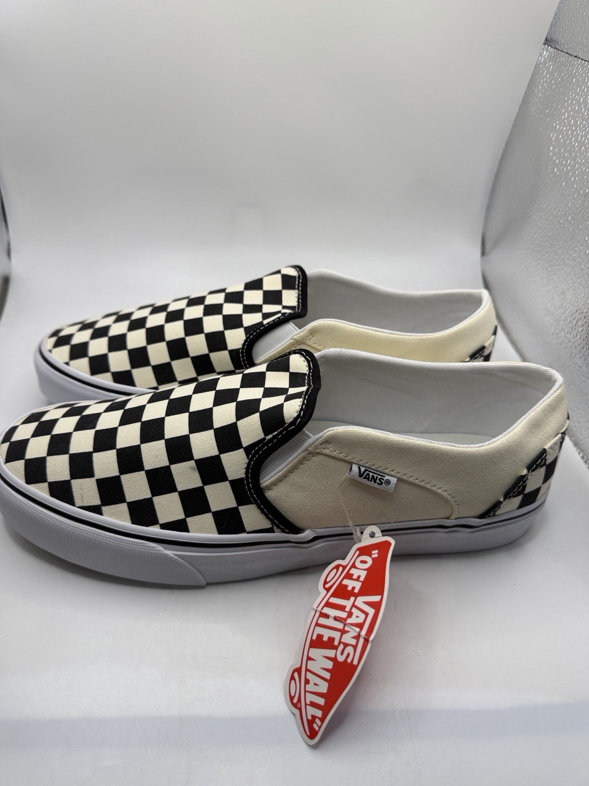 Vans Asher Women’s classic Checkerboard Black/White Size 11. New