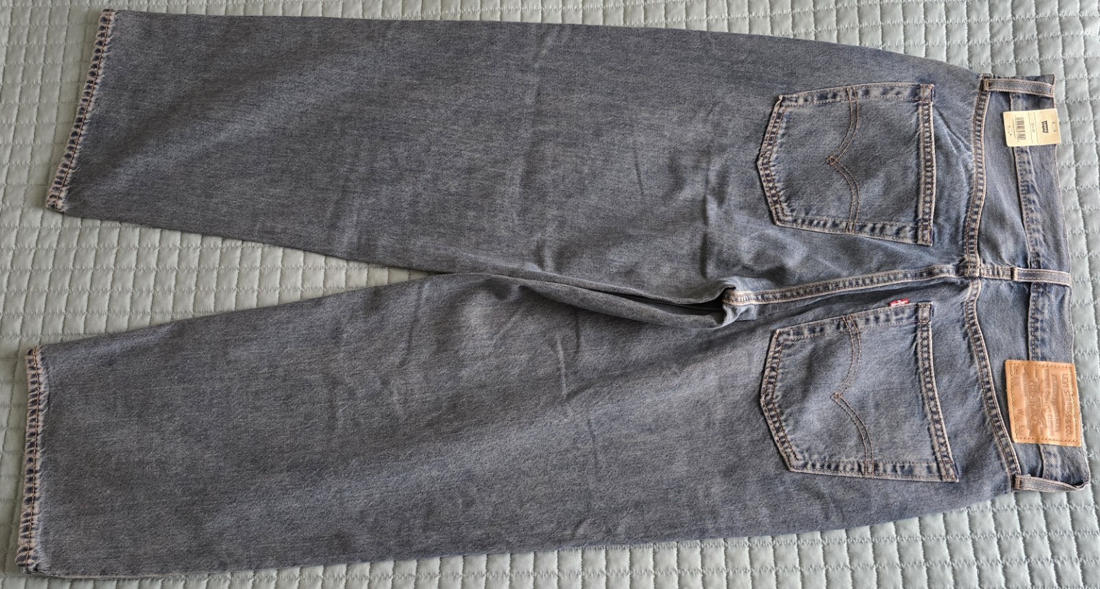 NWT Levi’s Premium 578 Baggy Denim Jeans Mens 32×32 Blue Cotton Wide Leg Pants