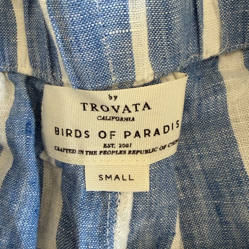 💙 Birds of Paradise by Trovata Chambray Linen Shorts | Size S 💙